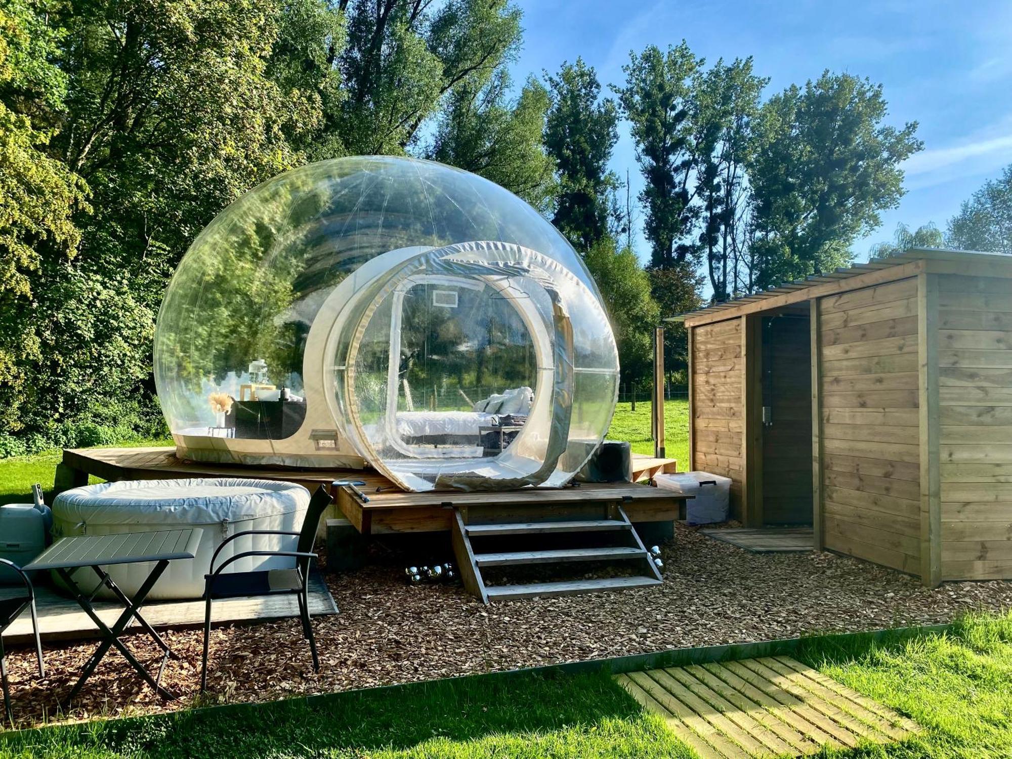 La Bulle Du Bon'Heure Hotel Somme-Leuze Kültér fotó